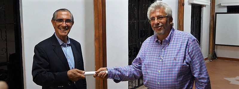 Hans-Peter Knudsen, rector de la Universidad de Ibagué, agradeció el acompañamiento brindado durante su periodo al frente de la institución.